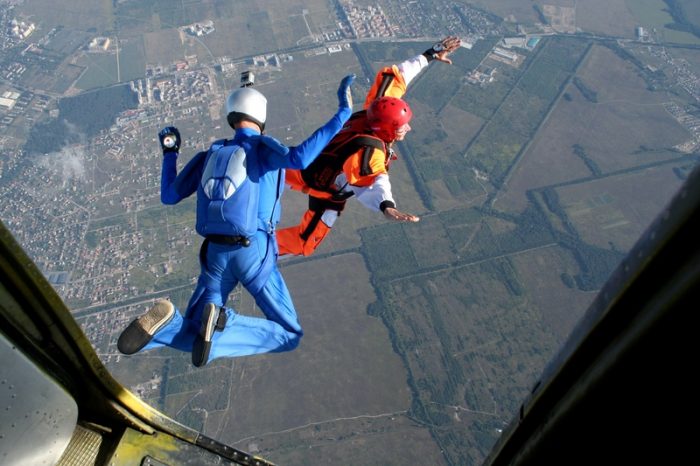 parachute springen in Nederland