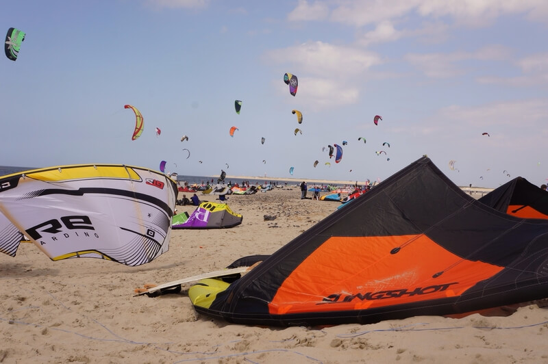 de kitesurfspots van nederland