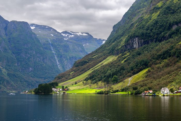 Aurlandsfjord Noorwegen